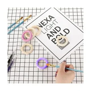 ZIQI 100 anillos de madera para manualidades anillos de_4