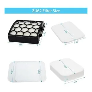 Juego de 2 filtros de repuesto para aspiradora compatibles_2