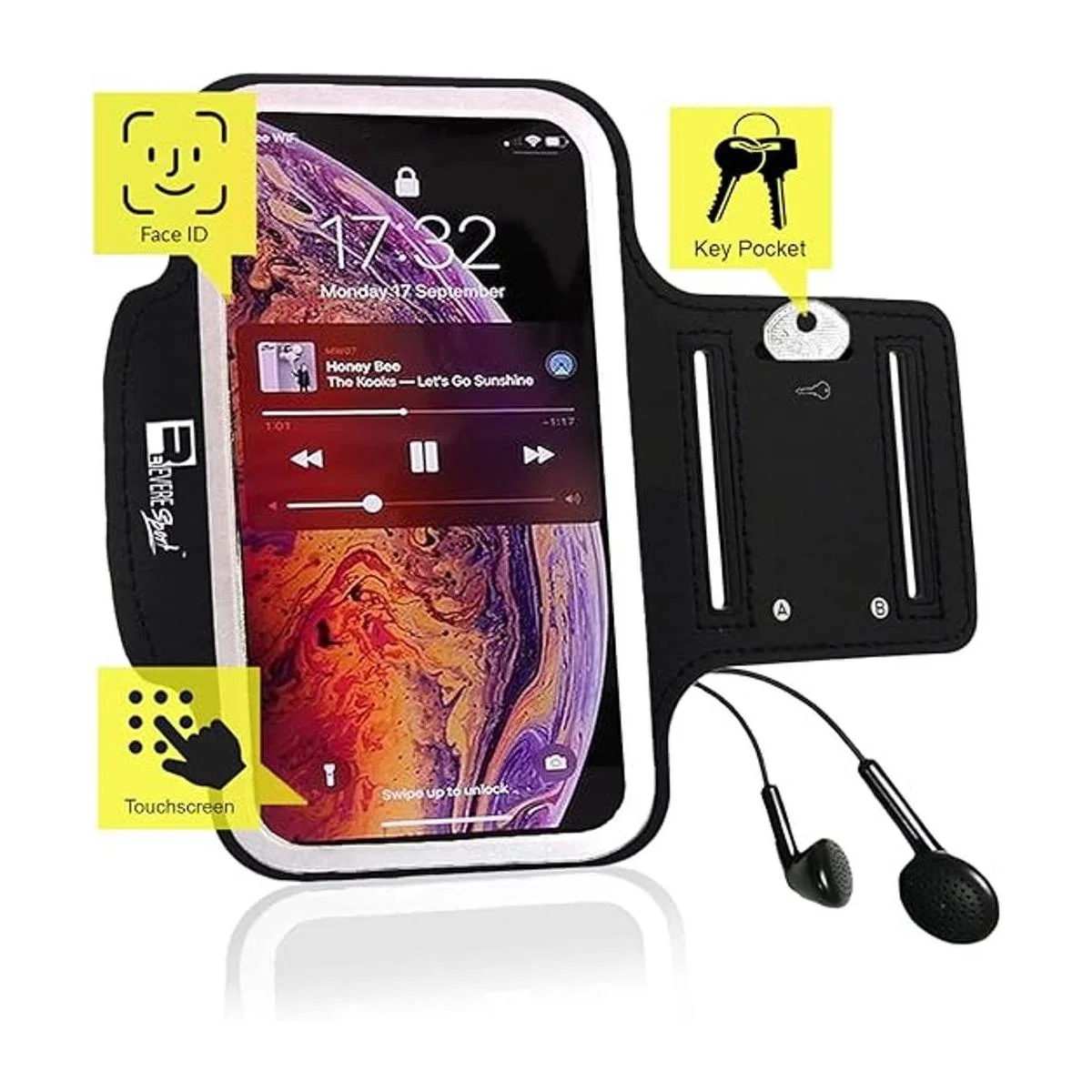 RevereSport Brazalete para correr para iPhone Pro Max_2