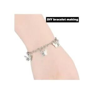 45 cadenas de pulsera con cierre de palanca OT de acero_3