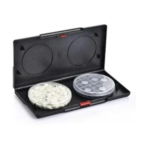 ColorGo Juego de mesa de 19 x 19 Go con tabla de viaje_3