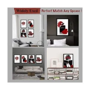 Facioro Arte de pared en lienzo para mujer decoración de_3