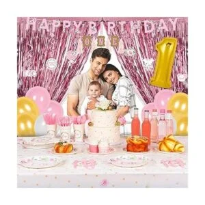 DECORLIFE Suministros para fiesta de primer cumpleaños que_6