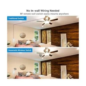 DEWENWILS Kit de interruptor de luz inalámbrico y_2