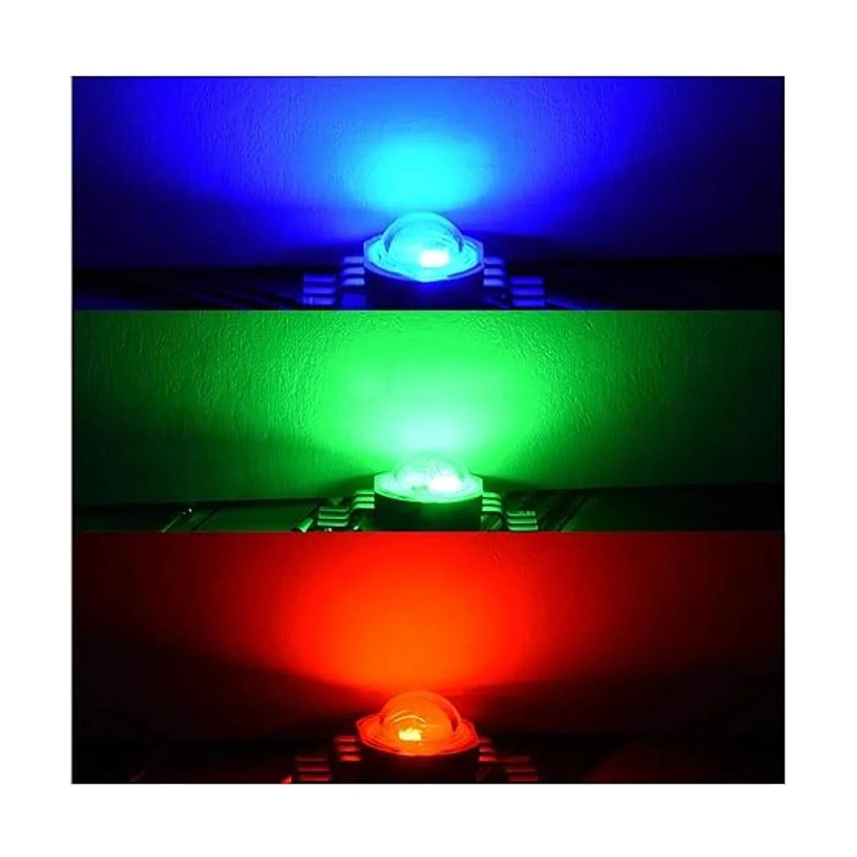 Paquete de 20 cuentas LED RGB 3 en 1 de 9 W chip LED_3