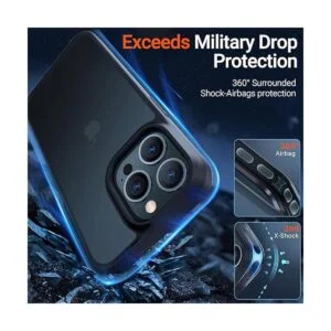 Torras Funda a prueba de golpes compatible con iPhone 13_2