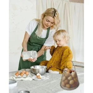 Auhafaly Canasta de huevos mini almacenamiento plegable_7