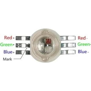 Paquete de 20 cuentas LED RGB 3 en 1 de 9 W chip LED_2