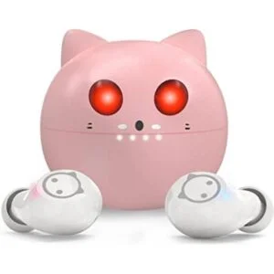 Auriculares inalámbricos rosados auriculares Bluetooth_1