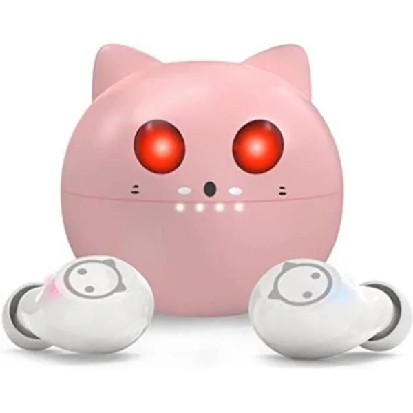 Auriculares inalámbricos rosados auriculares Bluetooth_1