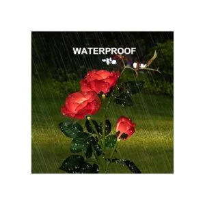 Paquete de 2 luces solares al aire libre decorativas_2