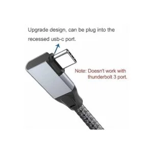 Cable alargador USB C macho a hembra de ángulo recto de 90_4