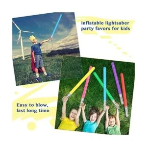 LIYDE Sable de luz inflable 14 unidades juguetes de_6