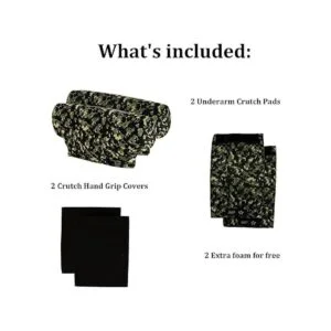 Fundas unisex para muletas y agarre de mano para axilas_2