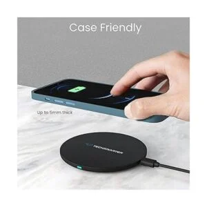 Paquete de 2 almohadillas de carga inalámbrica Techsmarter_4