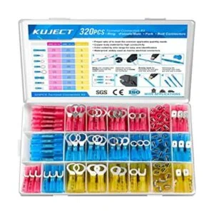 Kuject 320 conectores de cable termorretráctiles kit de_1