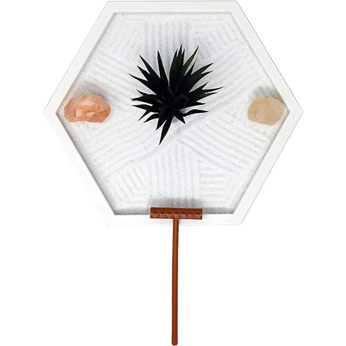 Natures Mark Mini kit de jardín Zen para escritorio con_2