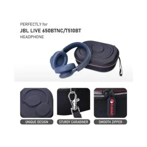 XANAD Funda rígida para auriculares JBL Live o JBL Tune_4