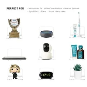 OAPRIRE Juego de 3 estantes flotantes de pared acrílicos_6