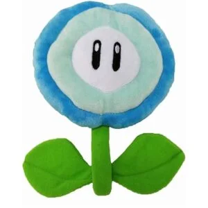 Muñeca de peluche de flores de fuego y flores de hielo de_2