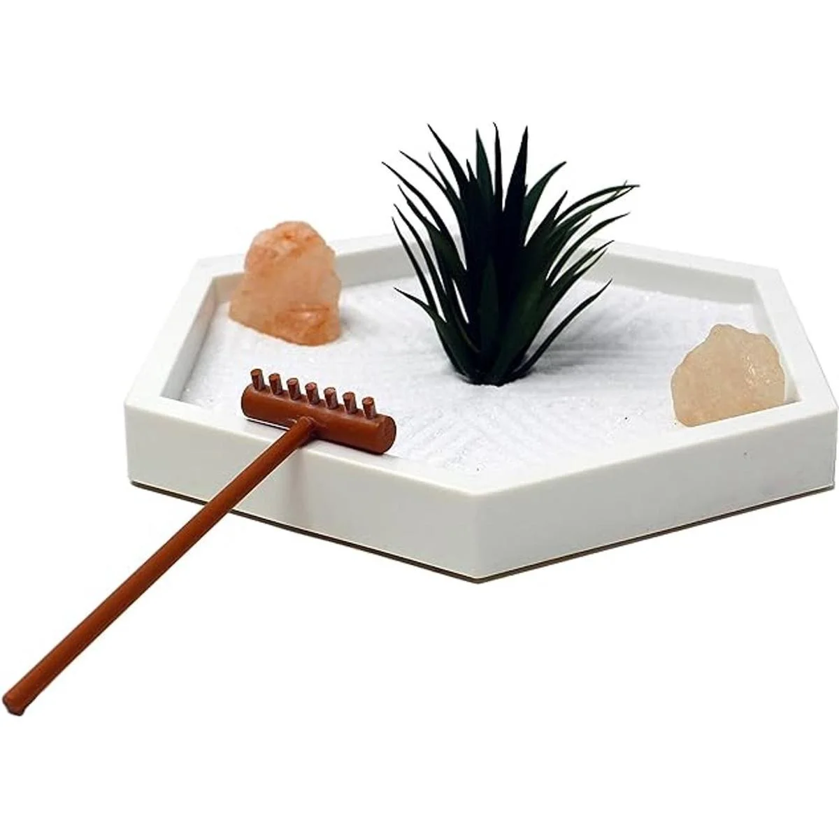 Natures Mark Mini kit de jardín Zen para escritorio con_4