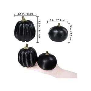 Paquete de 7 calabazas artificiales de cosecha color_3