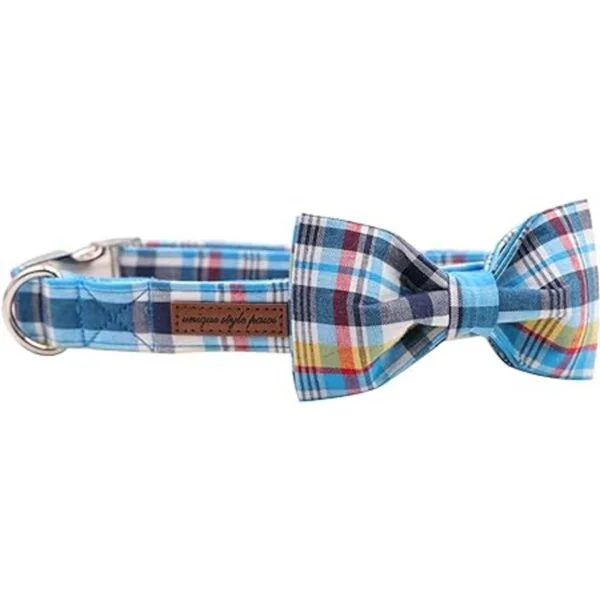 Collar de perro y gato para Navidad con diseño de patas de_3
