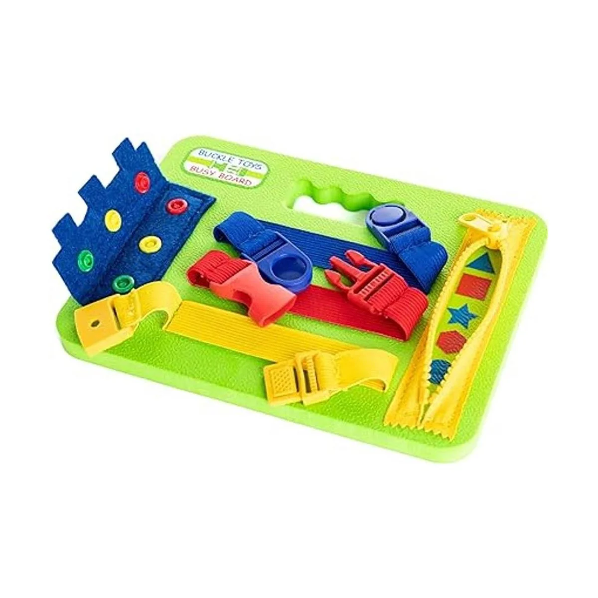 Buckle Toys Mini tablero ocupado juguete de aprendizaje_6