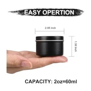 DINGPAI Lata de velas 27 unidades recipientes de vela de_2