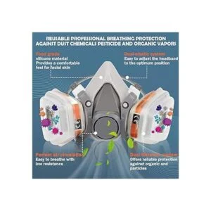 Juego de fundas faciales reutilizables para pintura gas_2