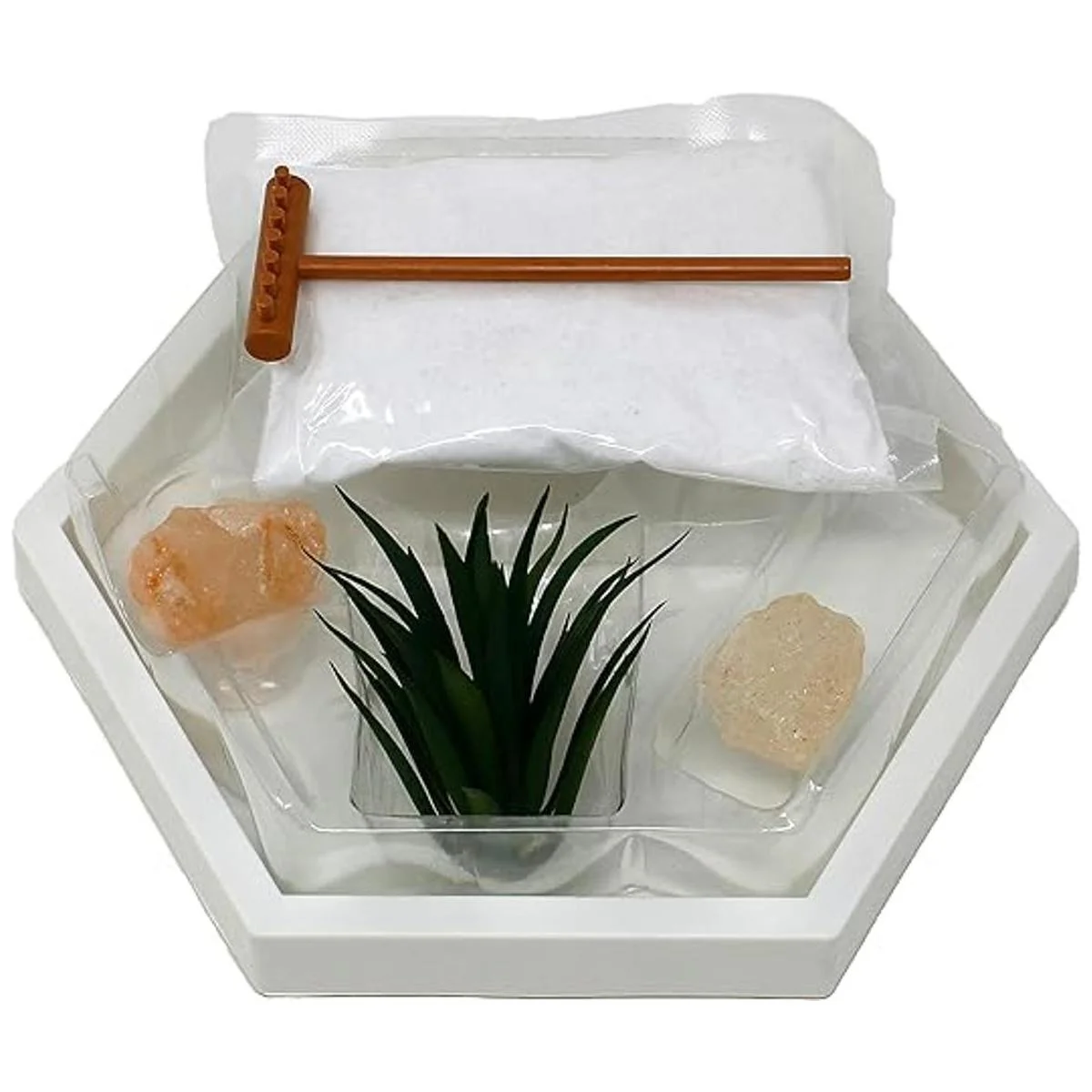 Natures Mark Mini kit de jardín Zen para escritorio con_5