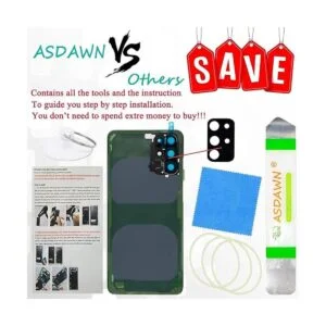 Funda de repuesto para Galaxy S20 con panel de vidrio_2