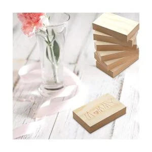 DEAYOU Paquete de 12 tableros de madera MDF sin acabar_6