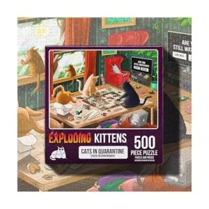 Exploding Kittens Rompecabezas de 500 piezas Gatos en_3