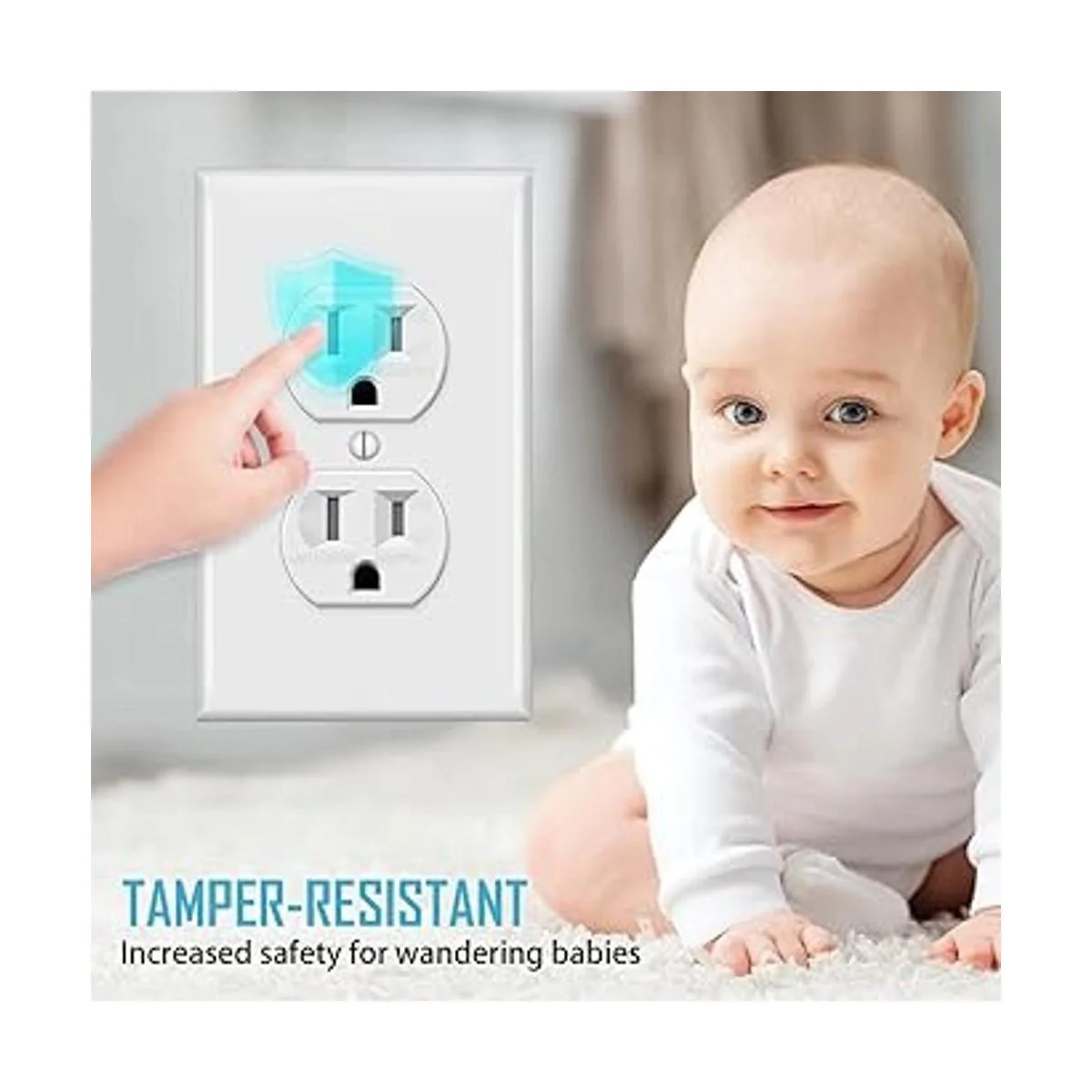 TAKETEK Toma de corriente dúplex con placa de pared toma_4