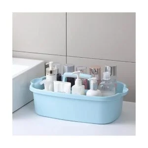 Cesta grande de almacenamiento de plástico portátil para_6