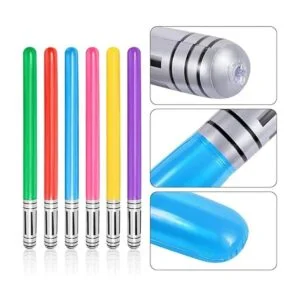 LIYDE Sable de luz inflable 14 unidades juguetes de_2