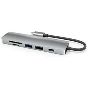 Hifly USB C Hub 6 en 1 adaptador USB tipo C multipuerto_1
