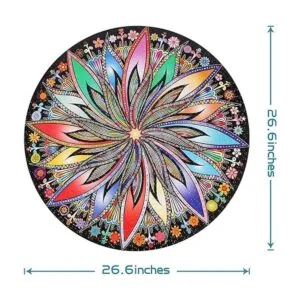 Bgraamiens Rompecabezas de 1000 piezas de flores creativas_6
