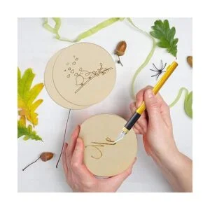 80 piezas de 4 pulgadas sin terminar círculos de madera en_7