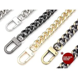 CRAFTMEMORE Correa de cadena para bolso asa de cadena de_3