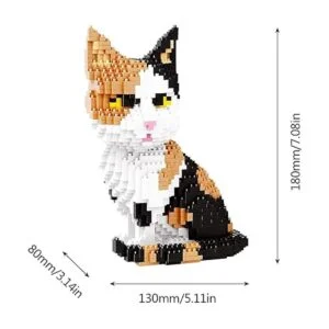 Larcele Mini bloques de construcción de animales_2