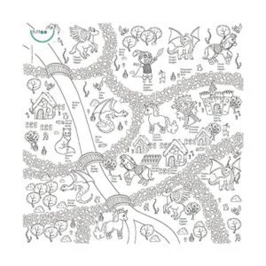 Mantel para colorear para niños mantel lavable para_3