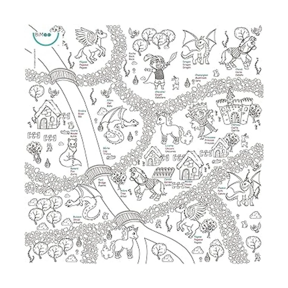 Mantel para colorear para niños mantel lavable para_3