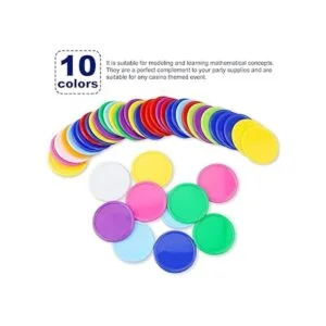 YEXPRESS 500 fichas de póquer de plástico fichas de juego_4