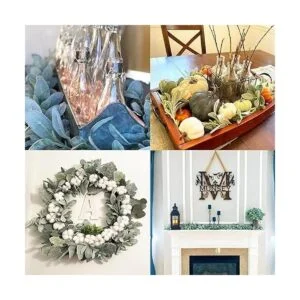 Tinsow Guirnalda de orejas de cordero artificial de 6.2_3