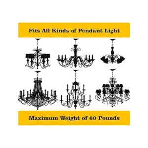 ROJOSER Kit de toldo resistente y cadena de lámpara_6