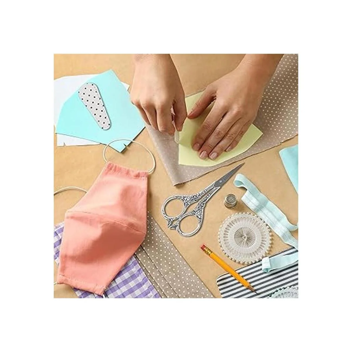 Hisuper 2 pares de tijeras de manualidades de 4.5_7