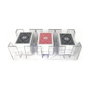Yuanhe Bandeja de cartas giratoria de 9 cubiertas tarjetero_1