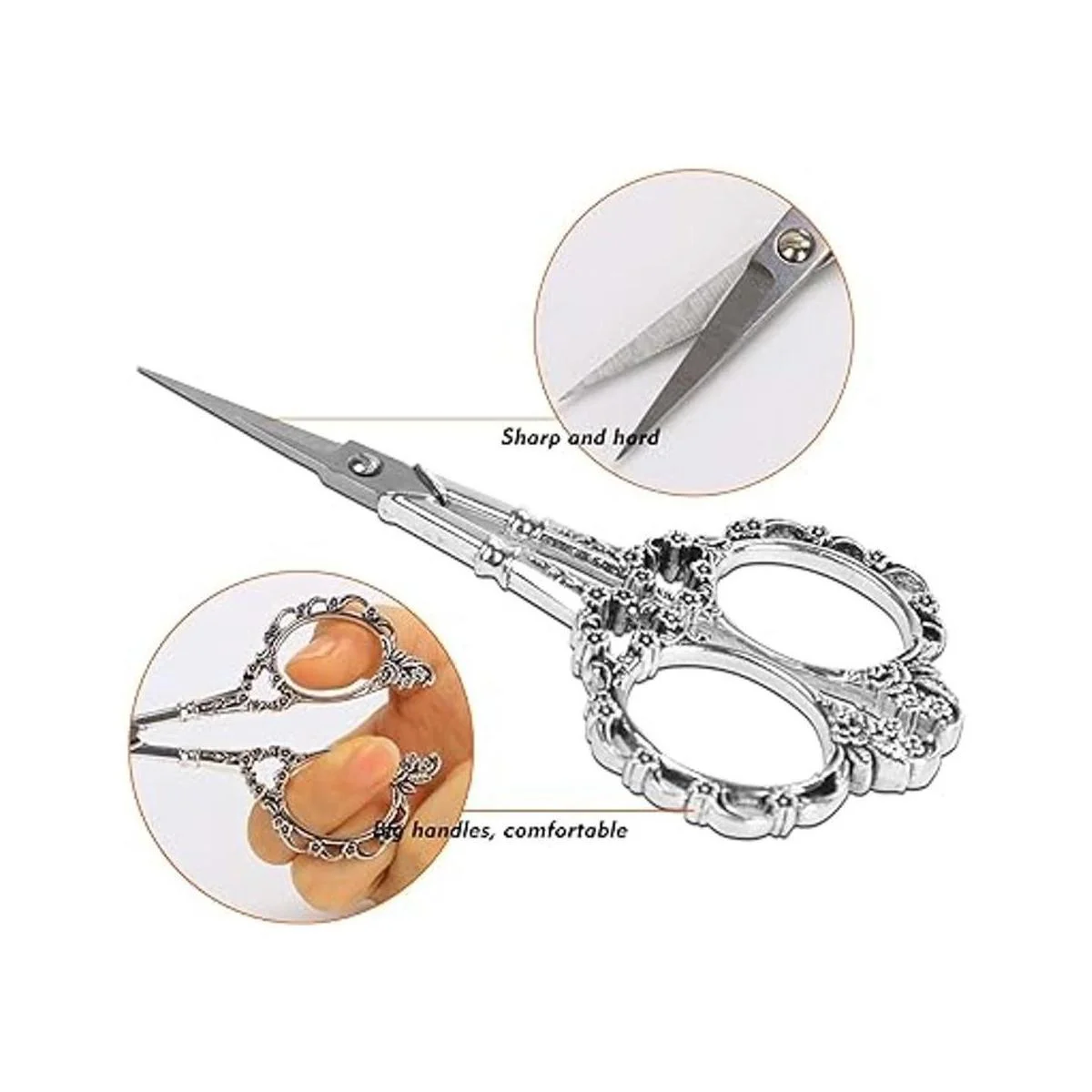 Hisuper 2 pares de tijeras de manualidades de 4.5_3